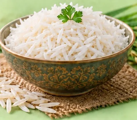 Bowl of PK-386 rice.